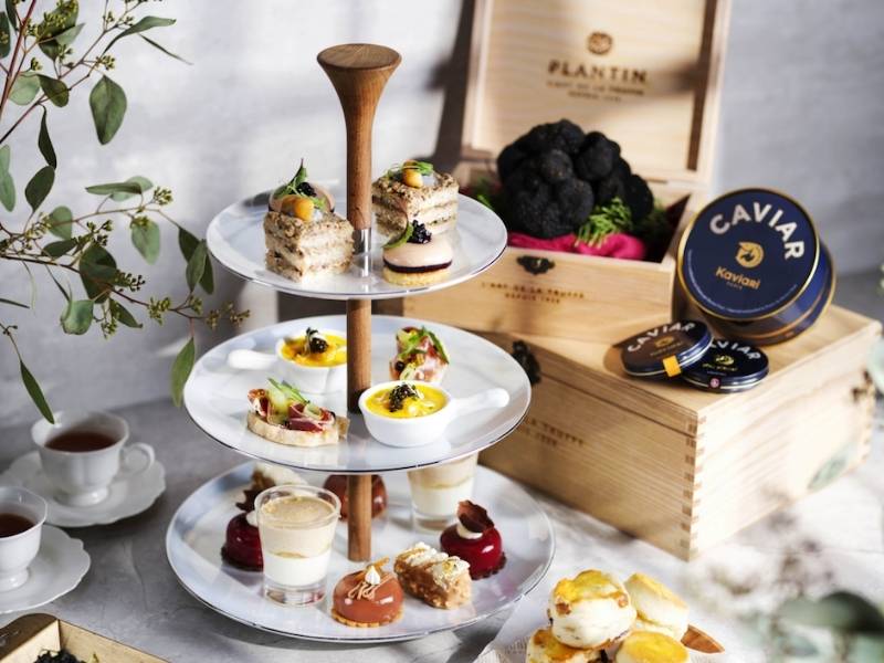 KHHK x Plantin Kaviari unveils their Truffle & Caviar Afternoon Tea